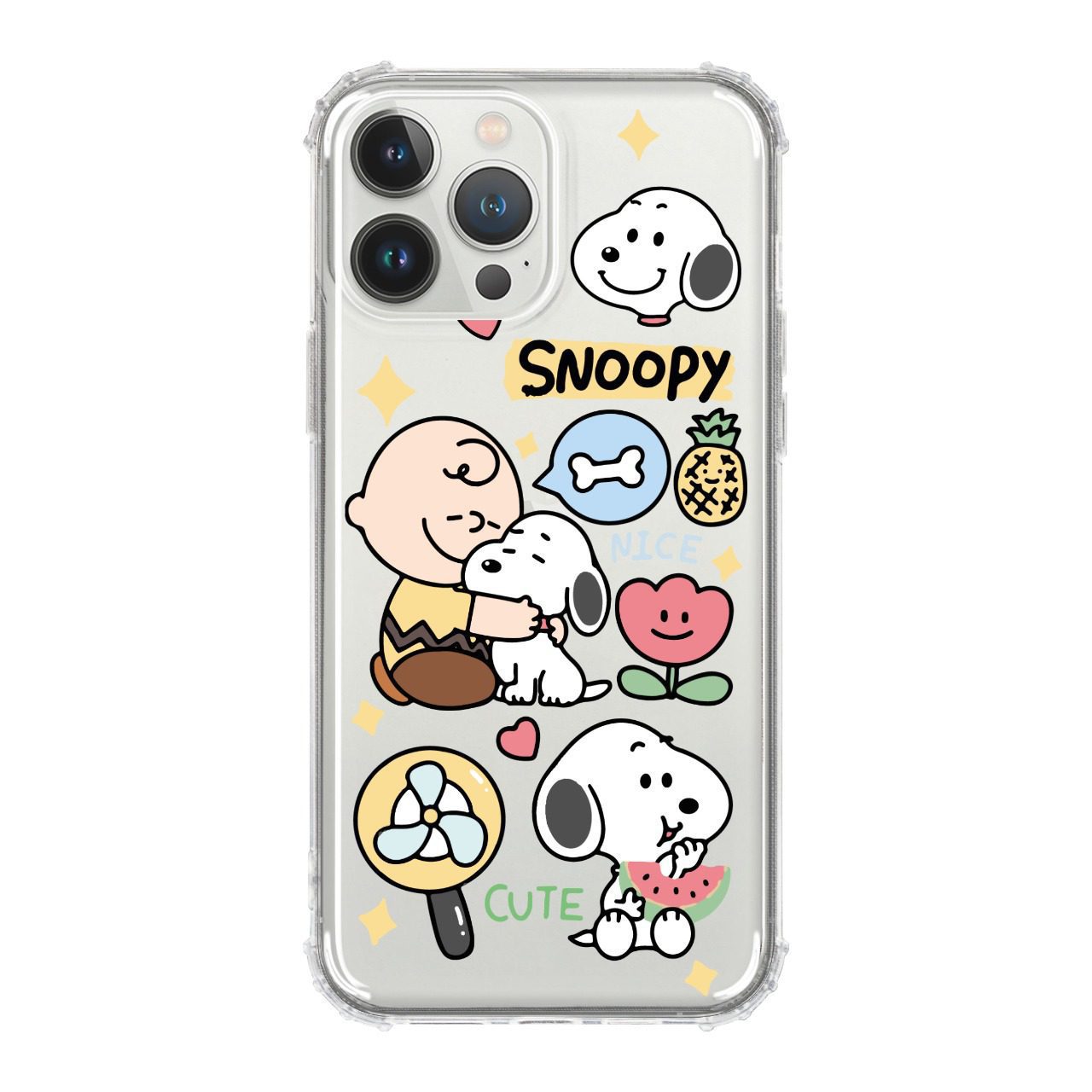 Estuche Snoopy Transparente Alohacase estuche-snoopy-transparente-alohacase