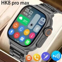 Reloj inteligente HK8 PRO MAX  | Pantalla AMOLED cuadrada de 49 mm | IP68 Waterproof | Llamadas Bluetooth | Android iOS, Funciones de monitoreo de salud
